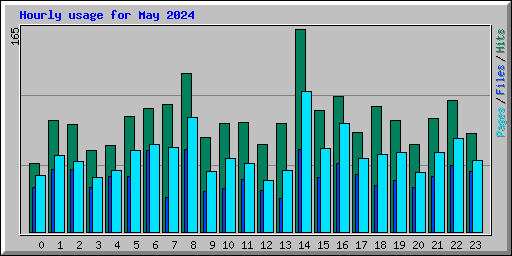 Hourly usage for May 2024